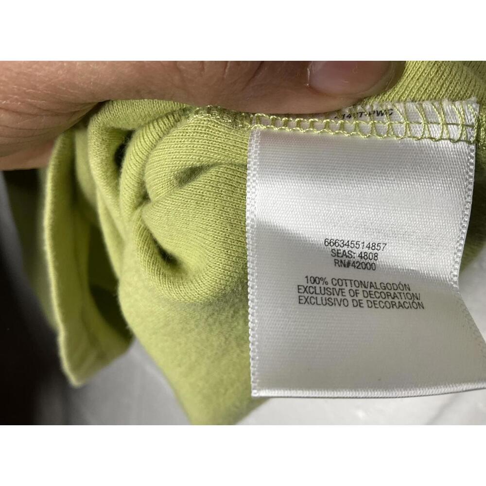 < Vintage Basic Editions Green Floral Embroidered… - image 3